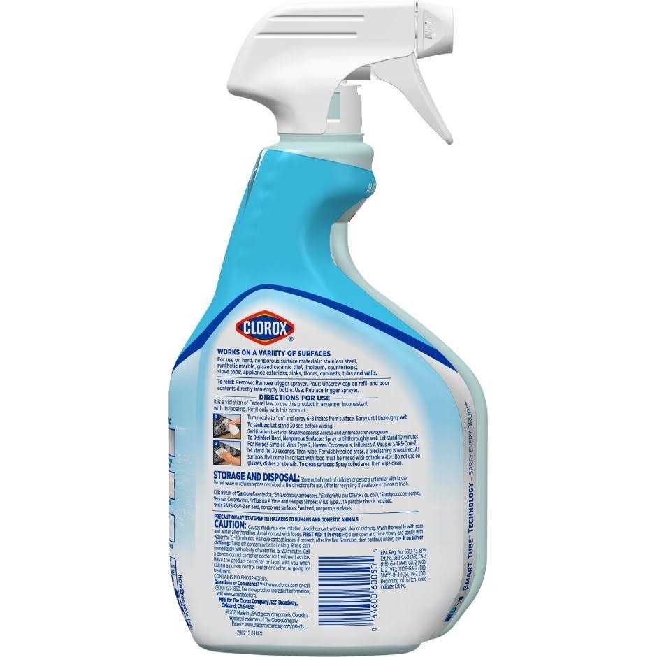 Clorox All Purpose Disinfecting Cleaner Crisp Lemon - Image 4