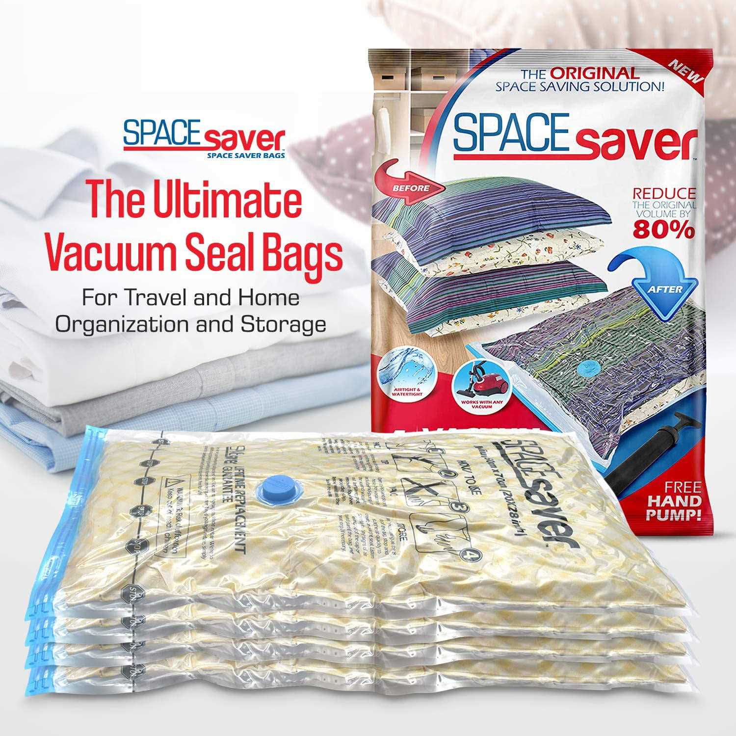 Spacesaver Premium Vacuum Storage Bags. 80% More - Image 3