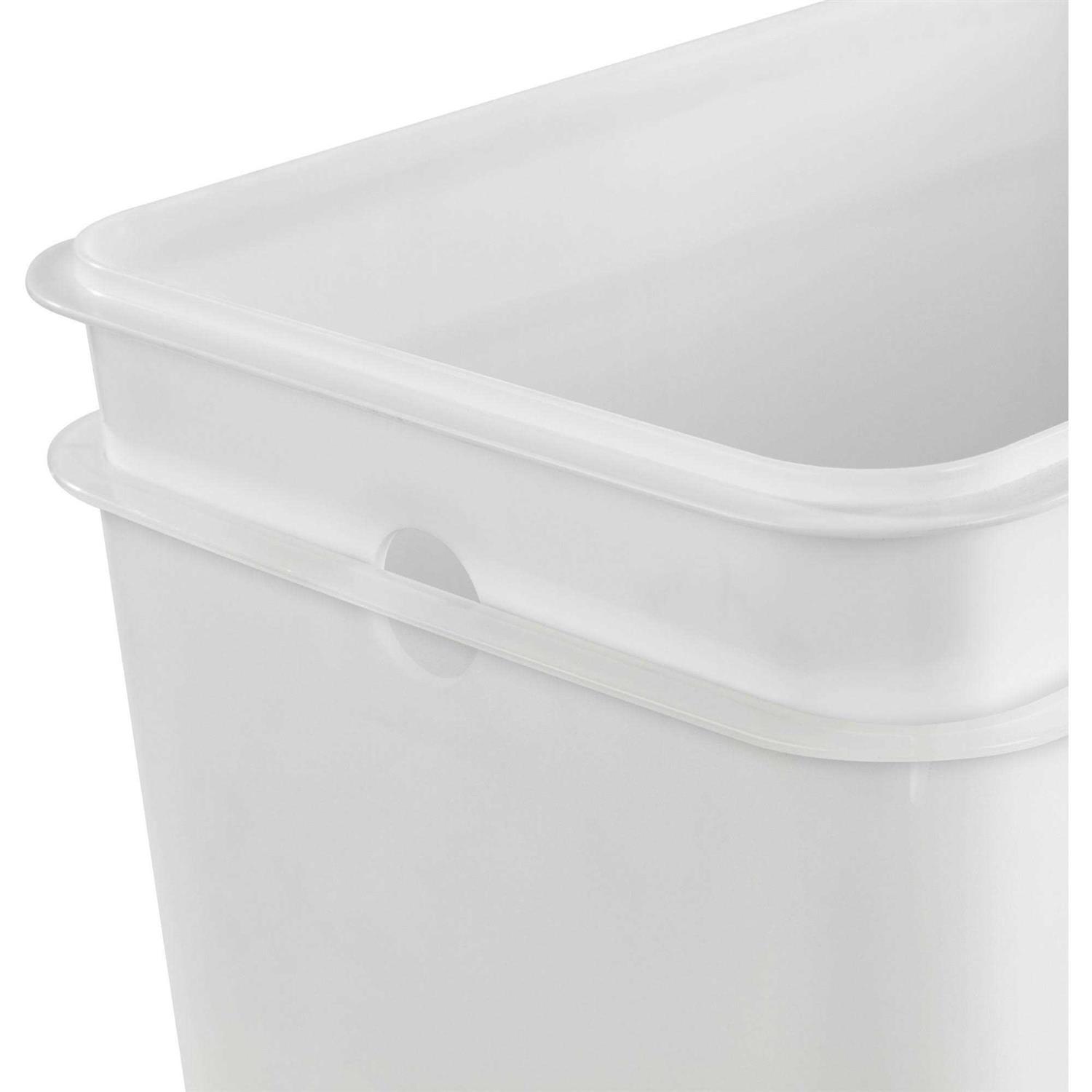 Brightroom 2.7gal Step Trash Can Clear - Image 4