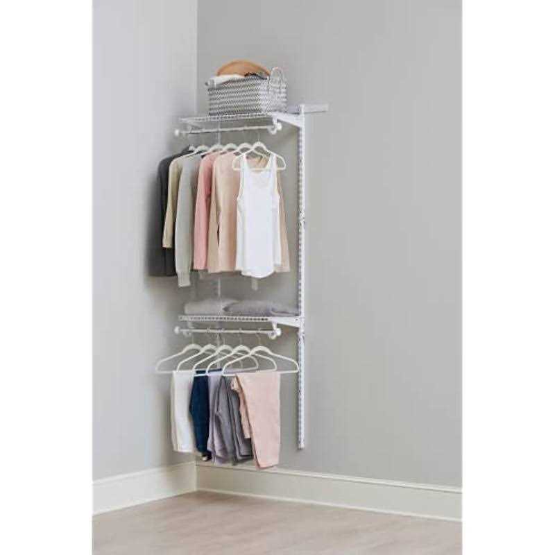 Rubbermaid Steel Expandable Closet Kit Organization Storage Solution - Image 5