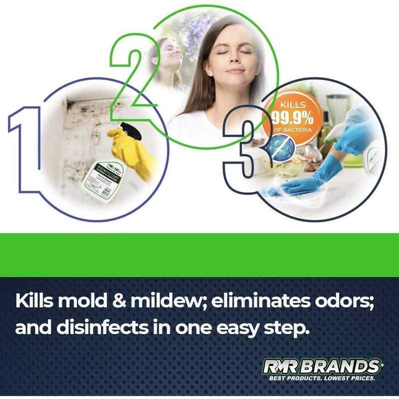 RMR Brands RMR-141 Disinfectant and Cleaner, Kills 99% of Household Bacteria and Viruses - Image 3