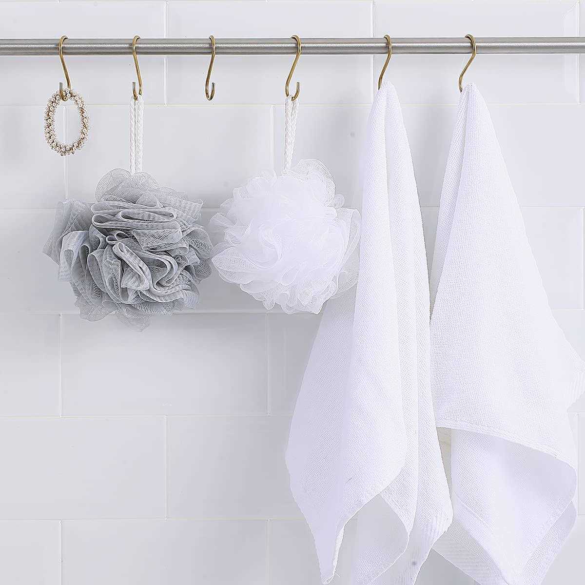 Evanda Hooks for Hanging Pack of 30 Heavy Duty Stainless Steel Titainium Plating Metal Mutil Purpose Hanger for Kitchen Pans - Image 4