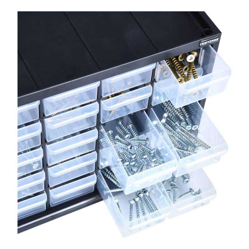 CRAFTSMAN Bin System 30-Compartment Plastic Small Parts Organizer CMST40730 - Image 3