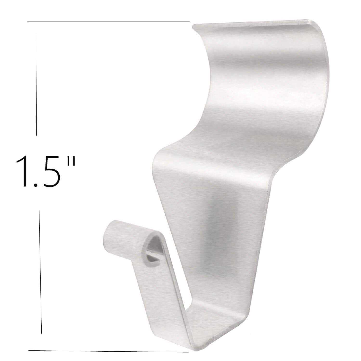 Amuille Vinyl Siding Hooks Heavy Duty Stainless Steel Low Profile No Hole Hanger - Image 3