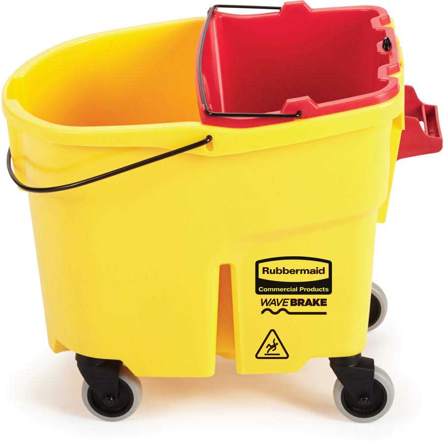 Rubbermaid WaveBrake Dirty Water Bucket - Image 3