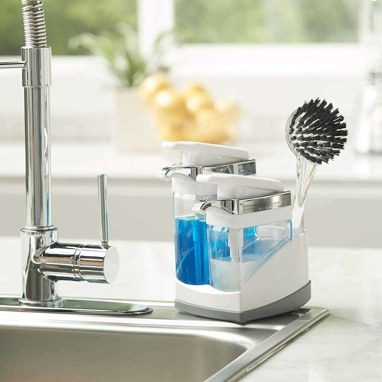 Casabella Sink Sider Duo with Sponge Storage - Image 3