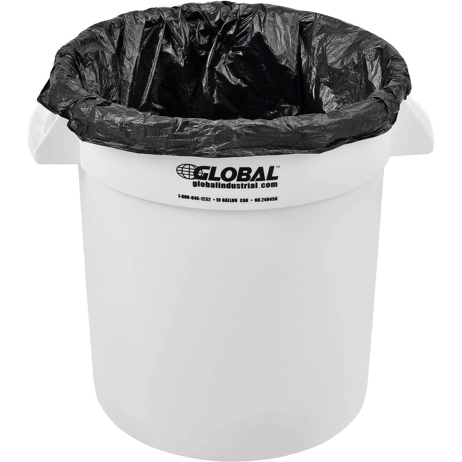 Global Industrial Plastic Trash Can - Image 4