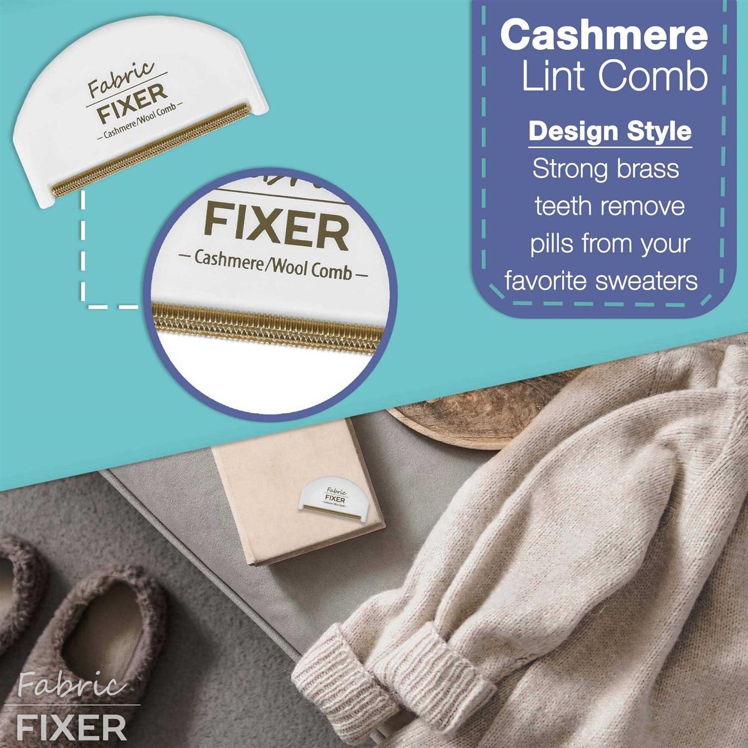 Cashmere & Multi-Fabric Sweater Comb & Pill Remover for Depilling Sweater Fuzz - Image 3