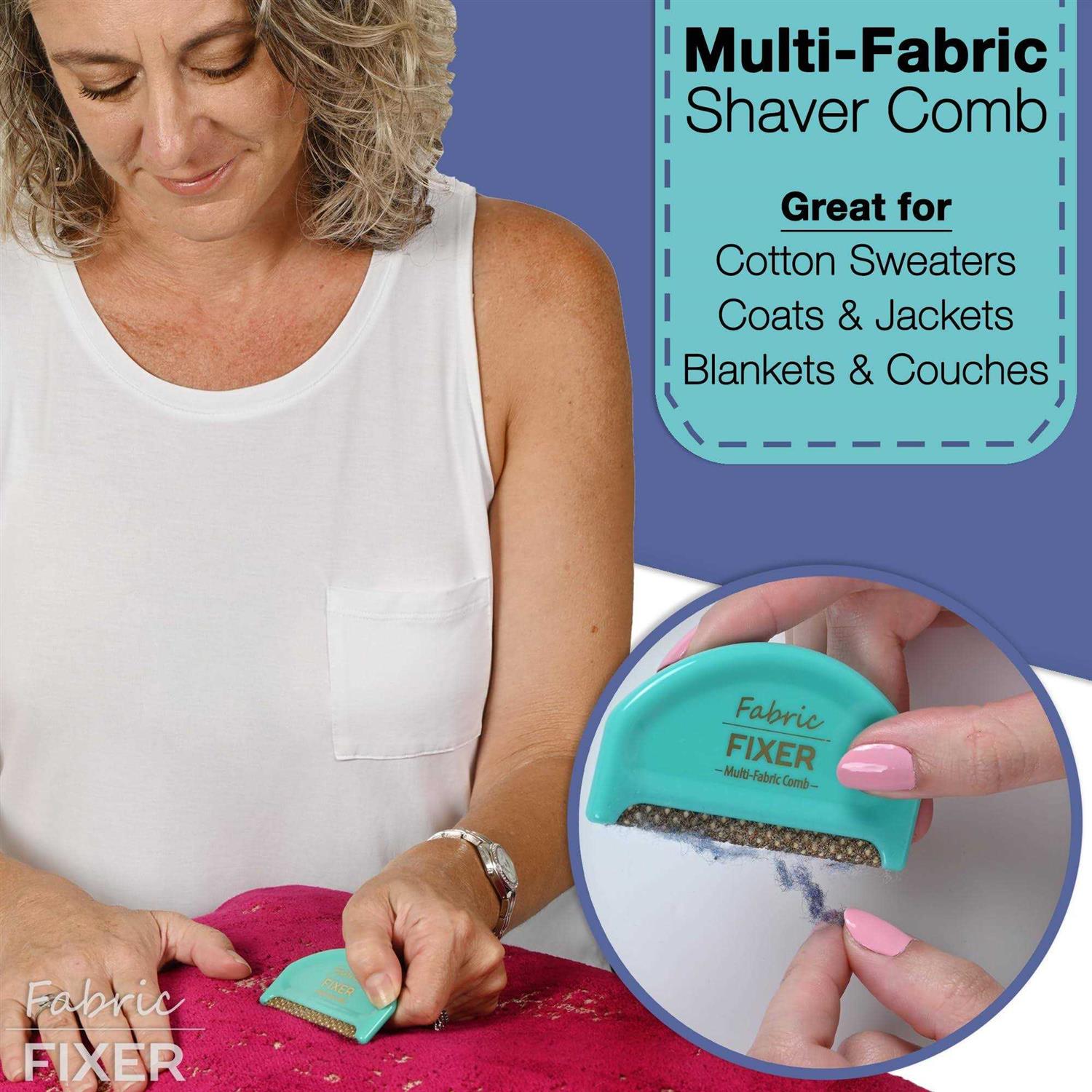 Cashmere & Multi-Fabric Sweater Comb & Pill Remover for Depilling Sweater Fuzz - Image 4