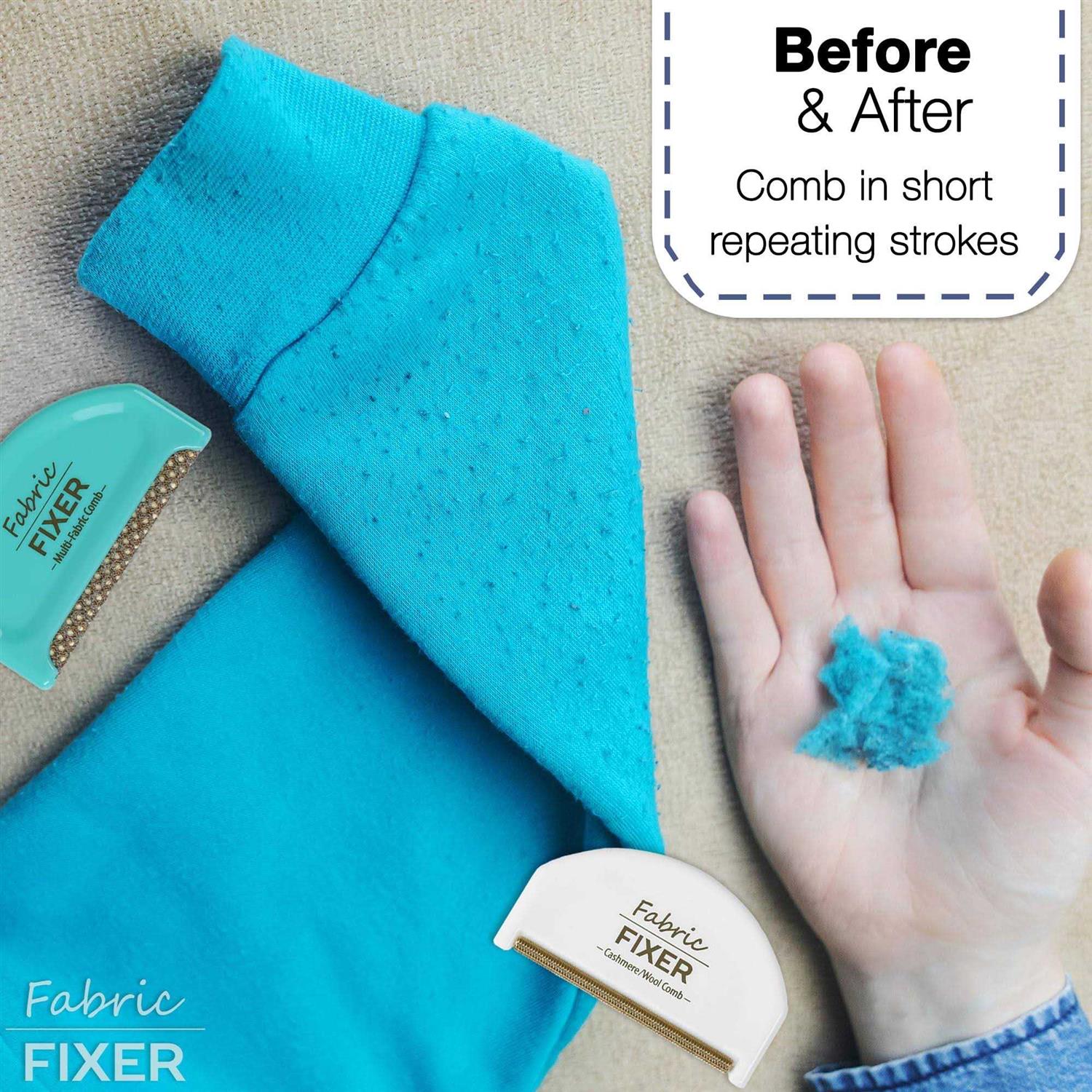 Cashmere & Multi-Fabric Sweater Comb & Pill Remover for Depilling Sweater Fuzz - Image 5