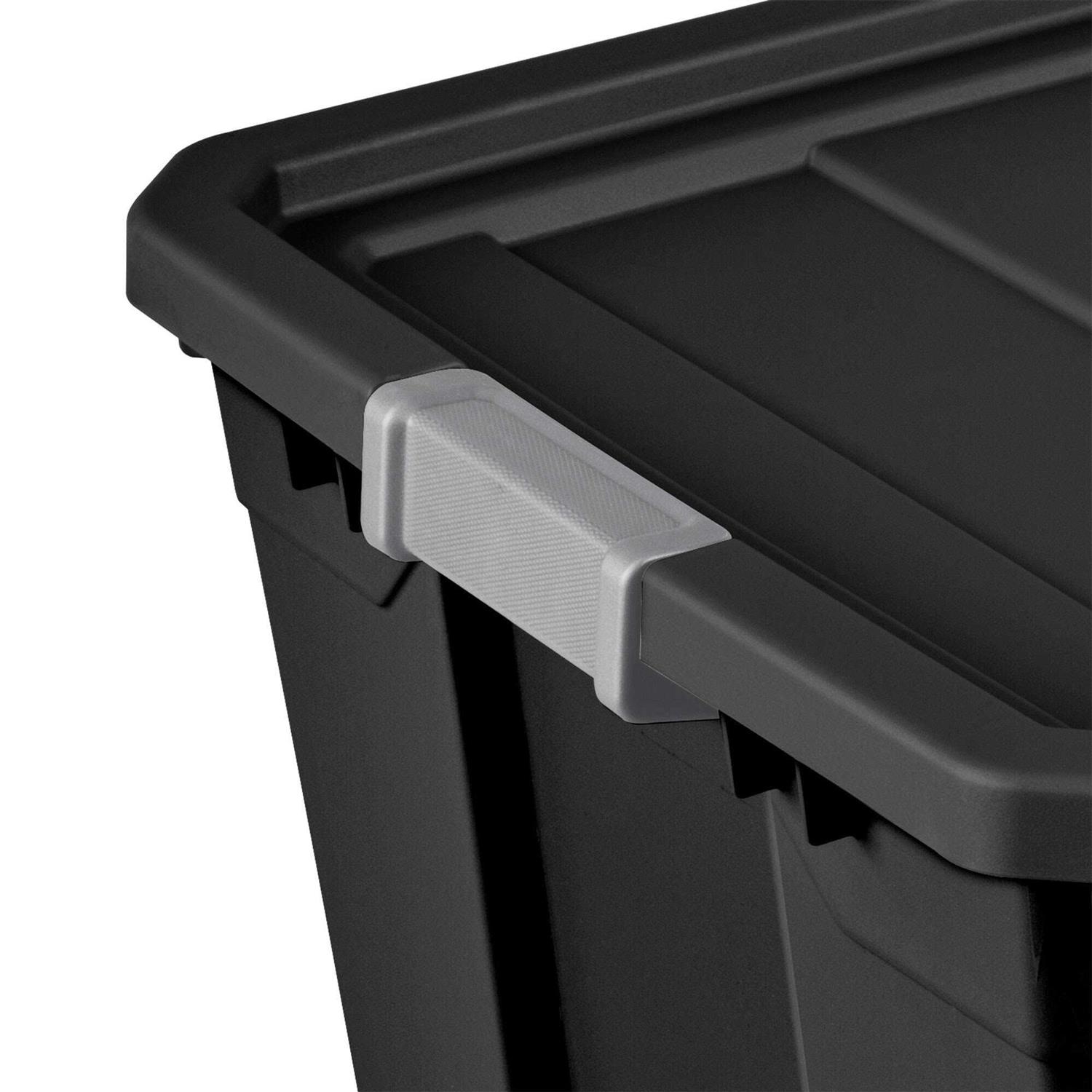 Sterilite Rugged Industrial Stackable Storage Tote w/ Lid - Image 5