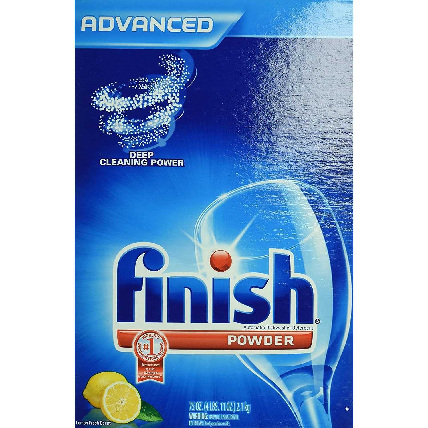 Finish Automatic Dishwasher Detergent Lemon Scent Powder - Image 4