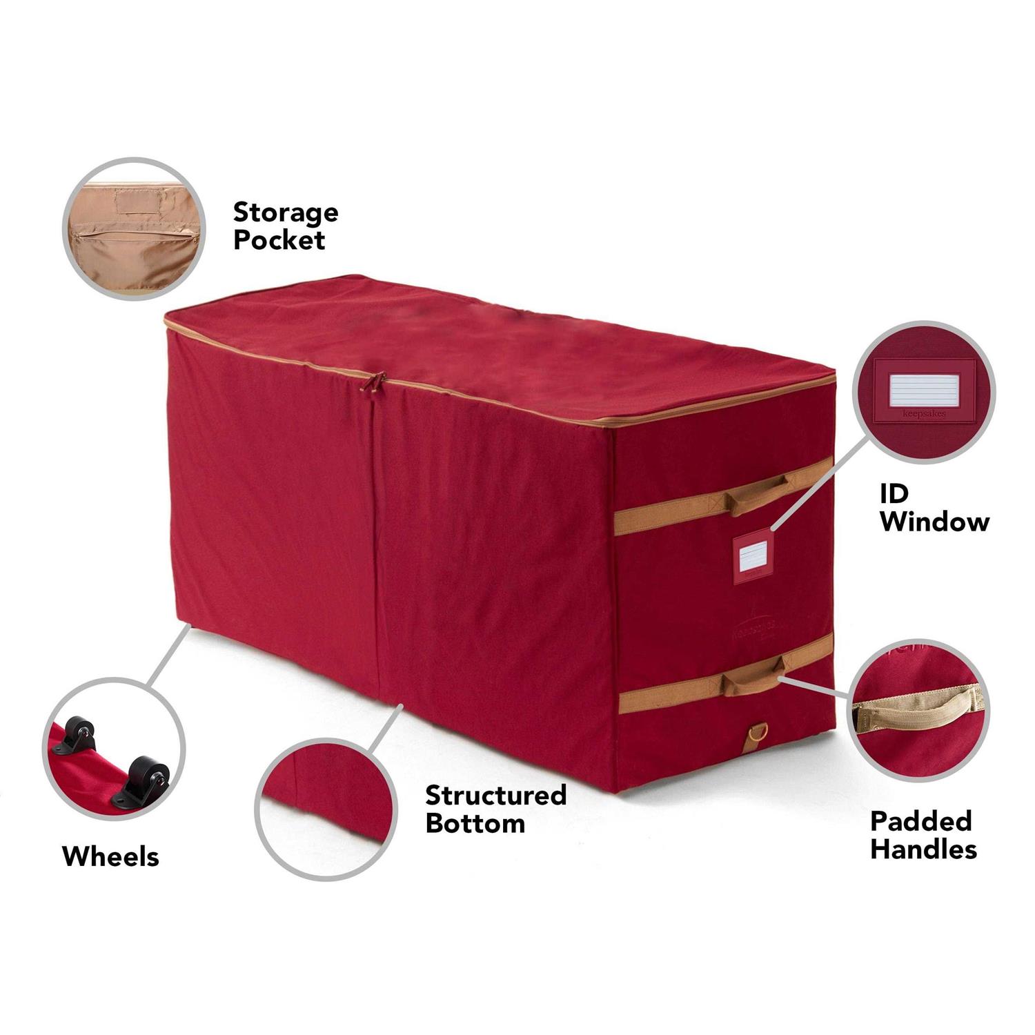 Covermates Keepsakes Christmas Tree Structured Rolling Storage Bag - Image 5