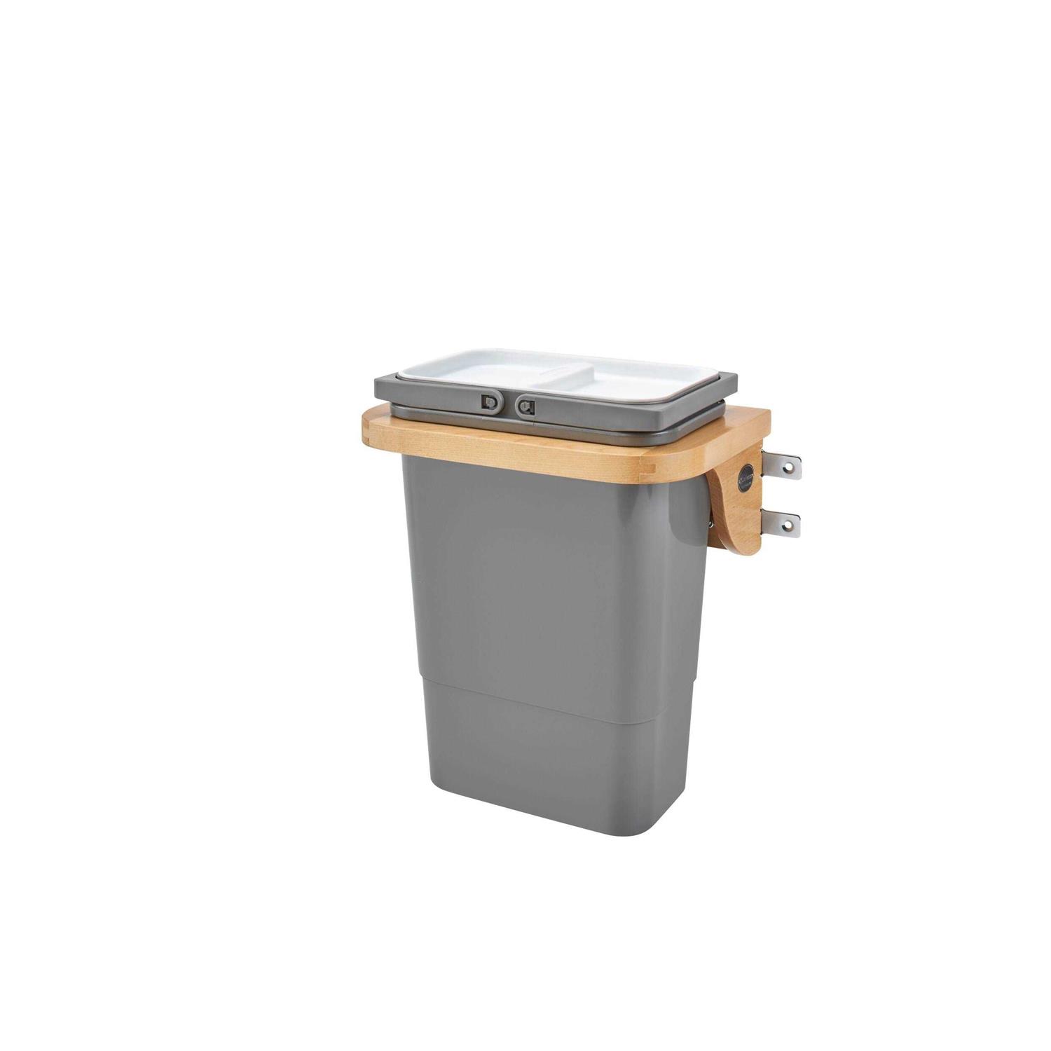 Rev-A-Shelf 8 Qt. Vanity Door Mount Waste Container 4SOWC-8-1 - Image 4