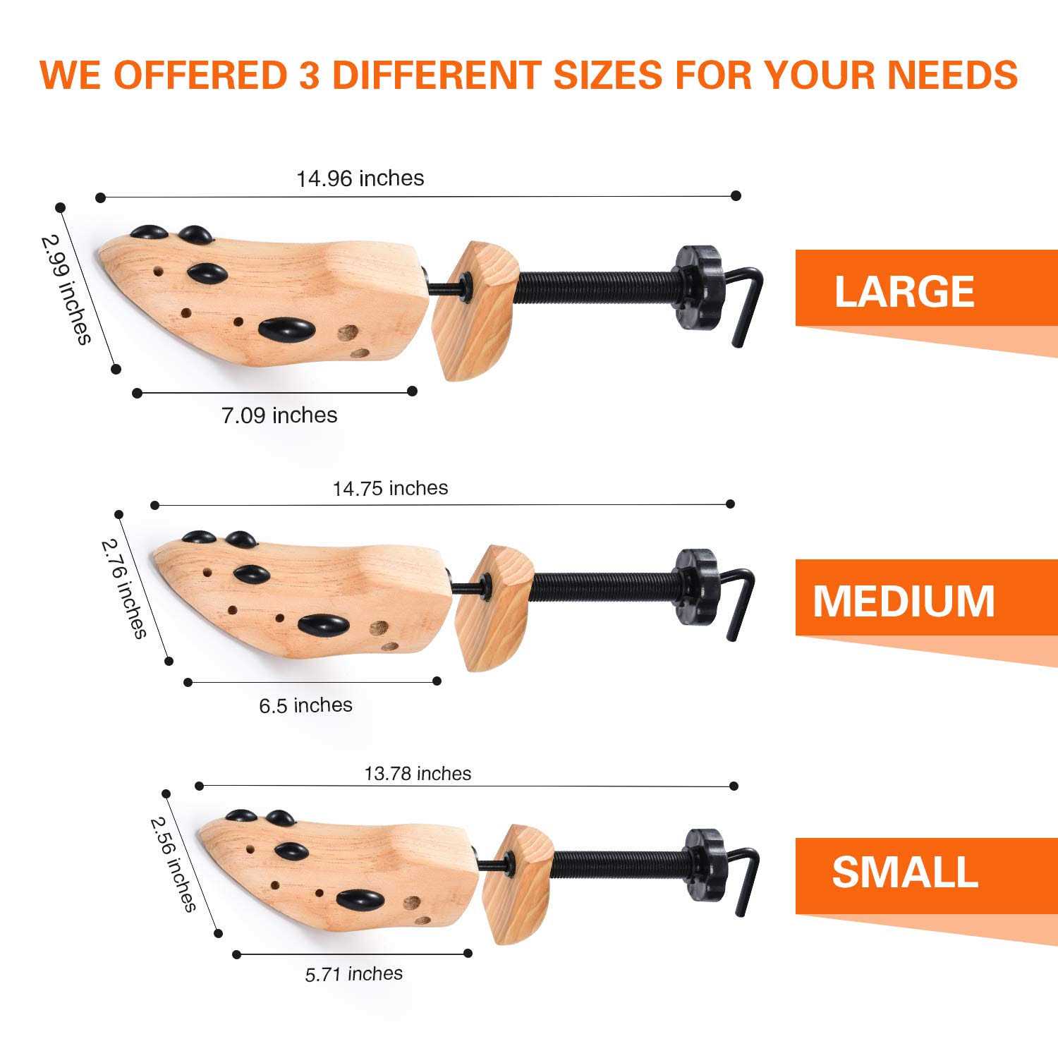 EST New Two Way Women Men Shoe Stretcher for Length and Width - Image 3