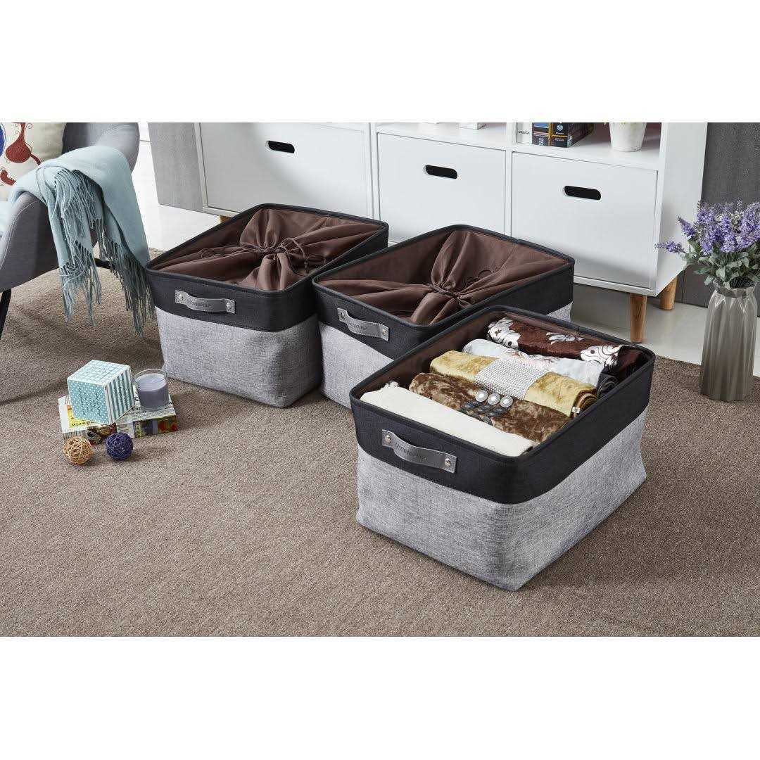 Decomomo Storage Bins Fabric Storage Basket - Image 4