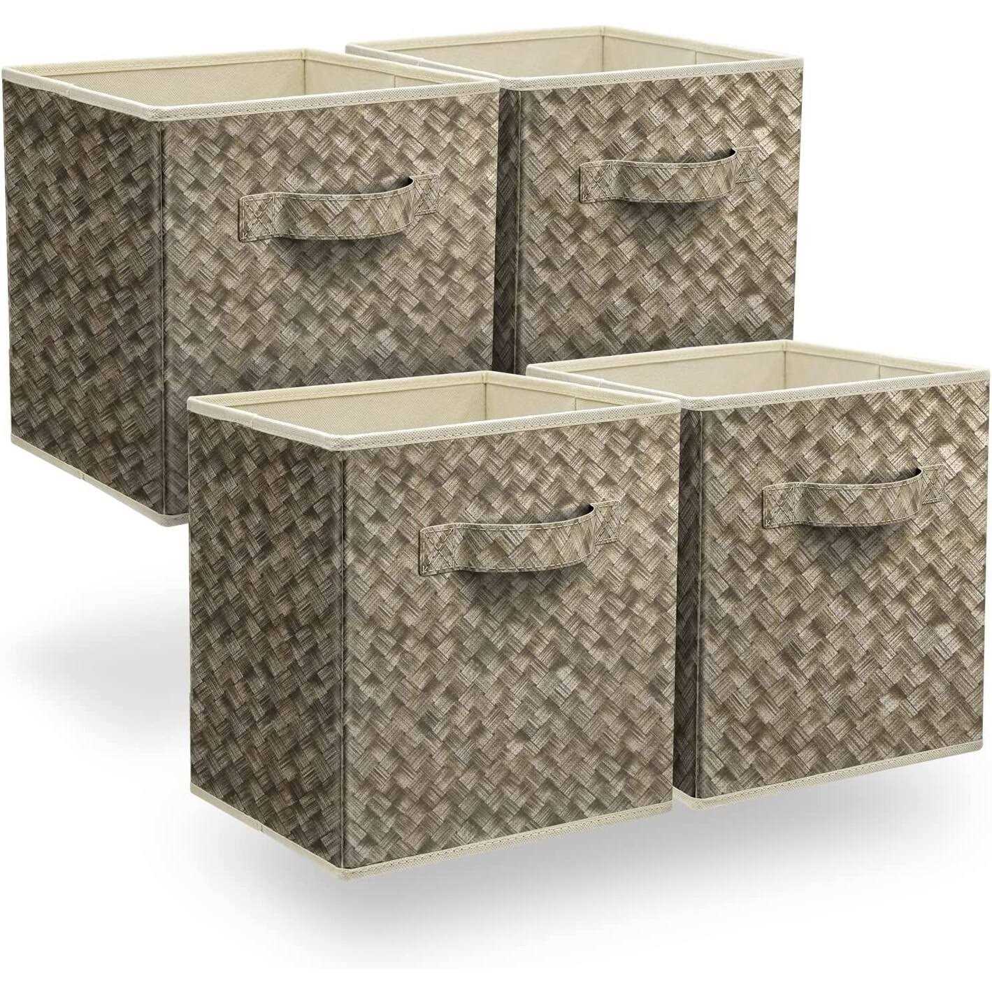 Sorbus Collapsible Storage Bin 4-Piece Set - Image 3
