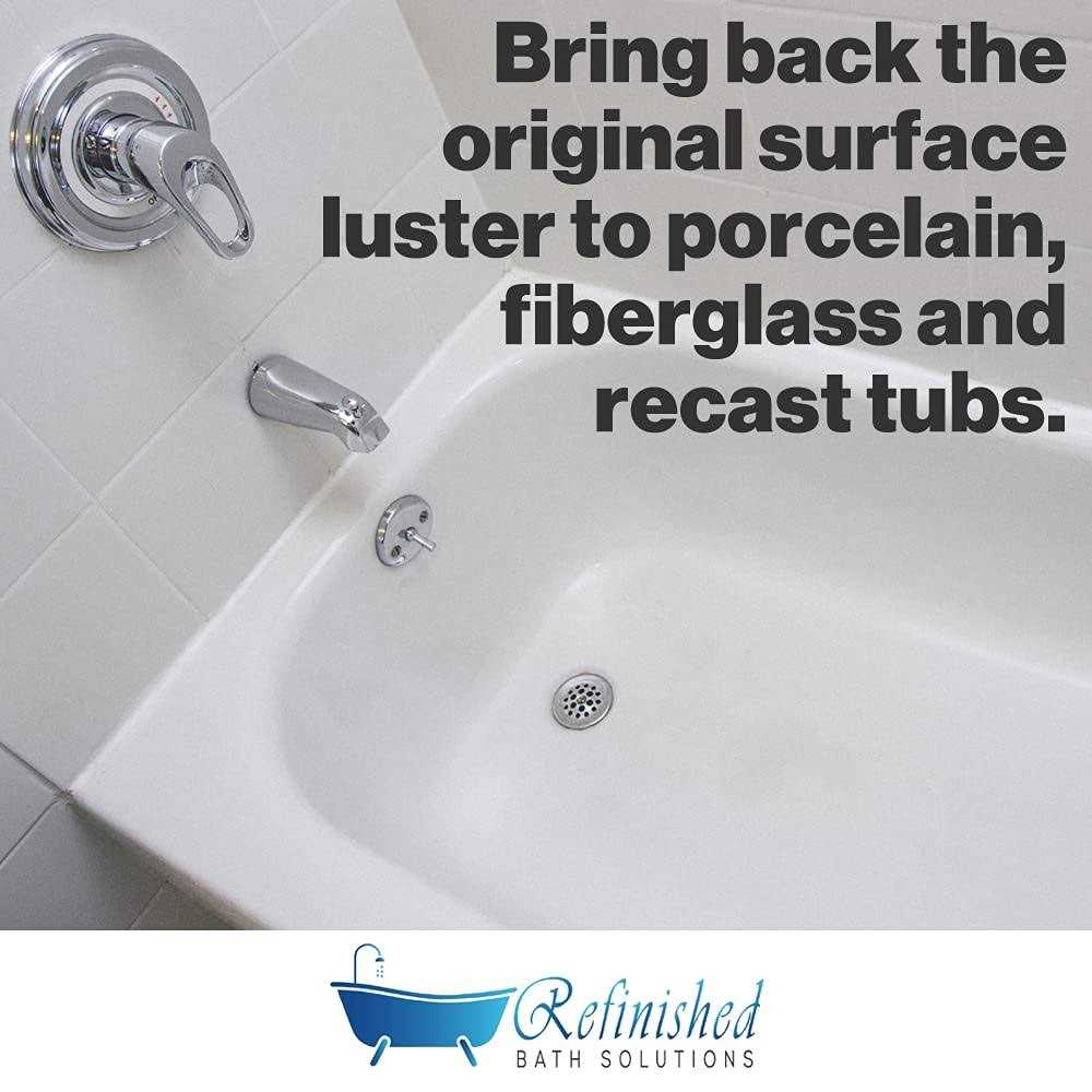 Refinished Bath Solutions Bathtub Polishing Wax Pabrec Ekopel 2K DIY Project - Image 3