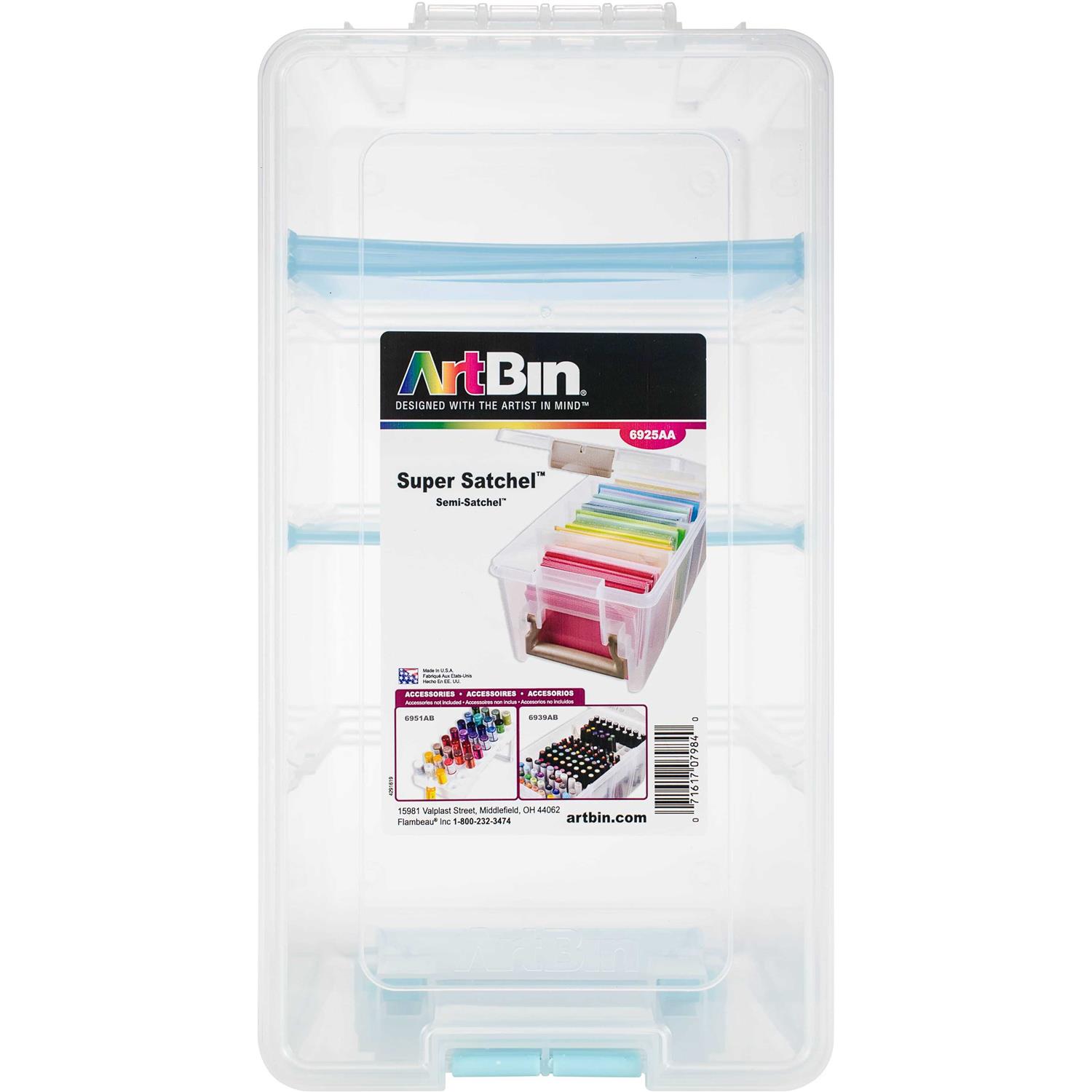 ArtBin Super Semi Satchel Aqua Handle - Image 5