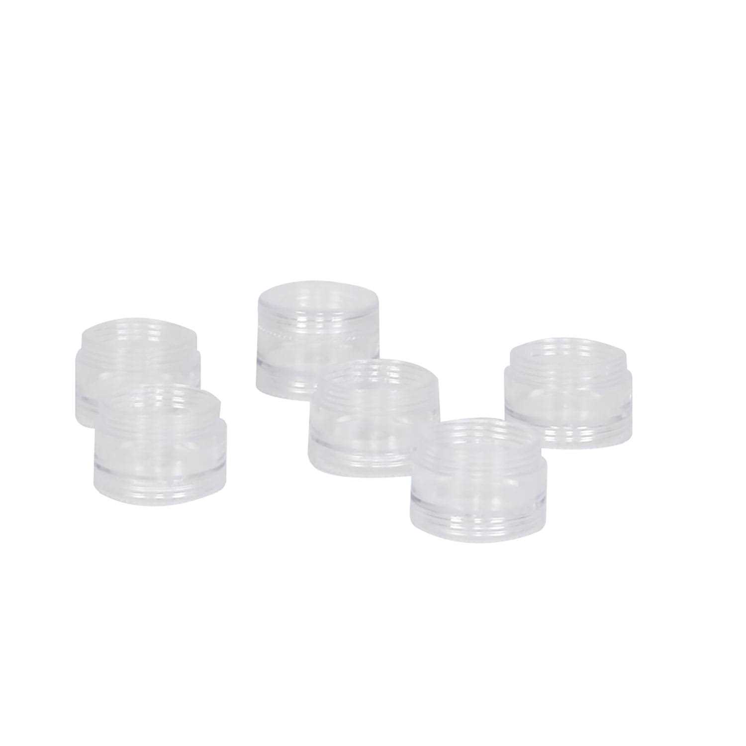 Everything Mary Round Stackable Plastic Craft and Hobby Containers 6 Pack - Image 4