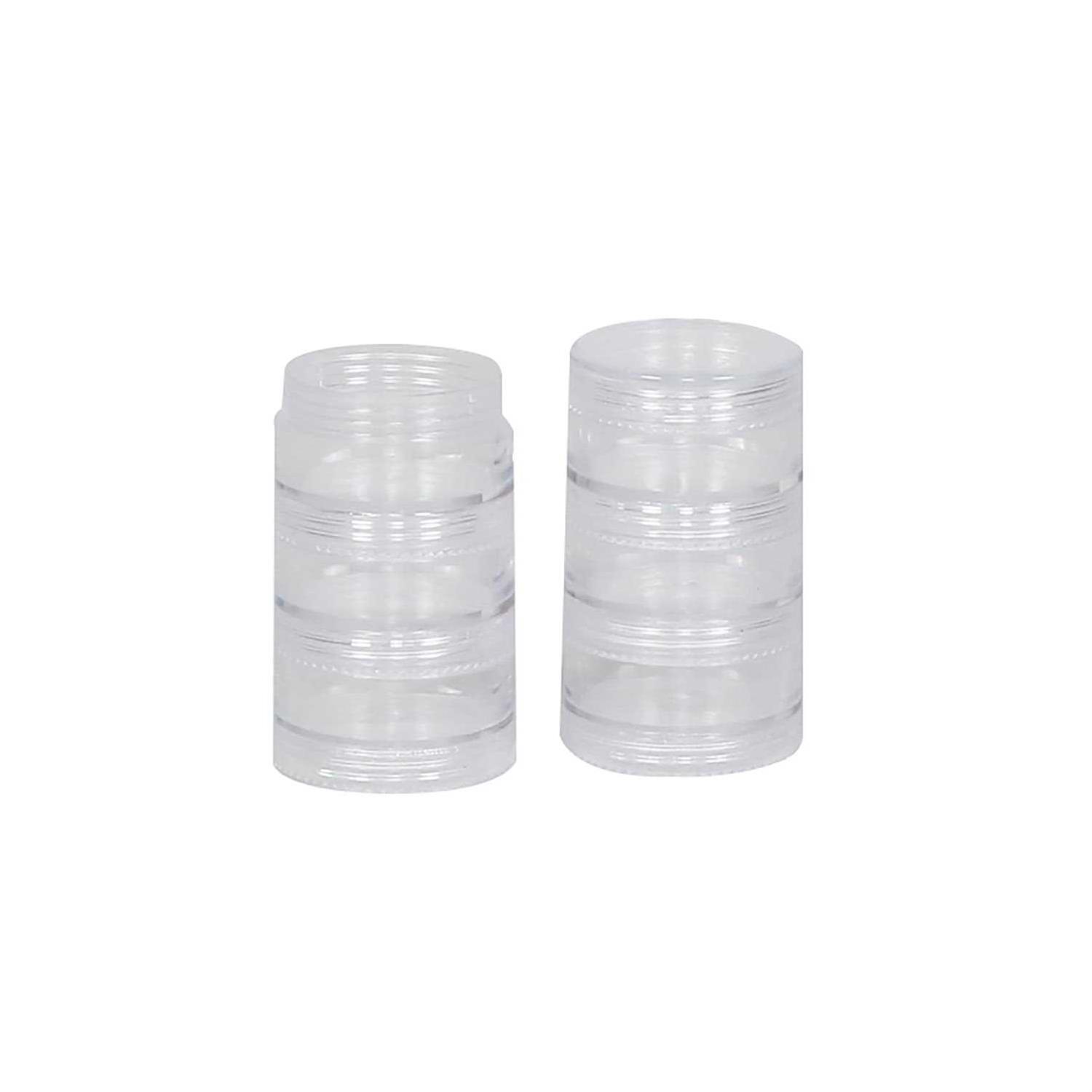 Everything Mary Round Stackable Plastic Craft and Hobby Containers 6 Pack - Image 5
