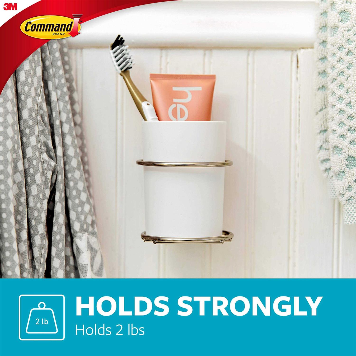 Command Accessory Organizer Satin Nickel - Image 3