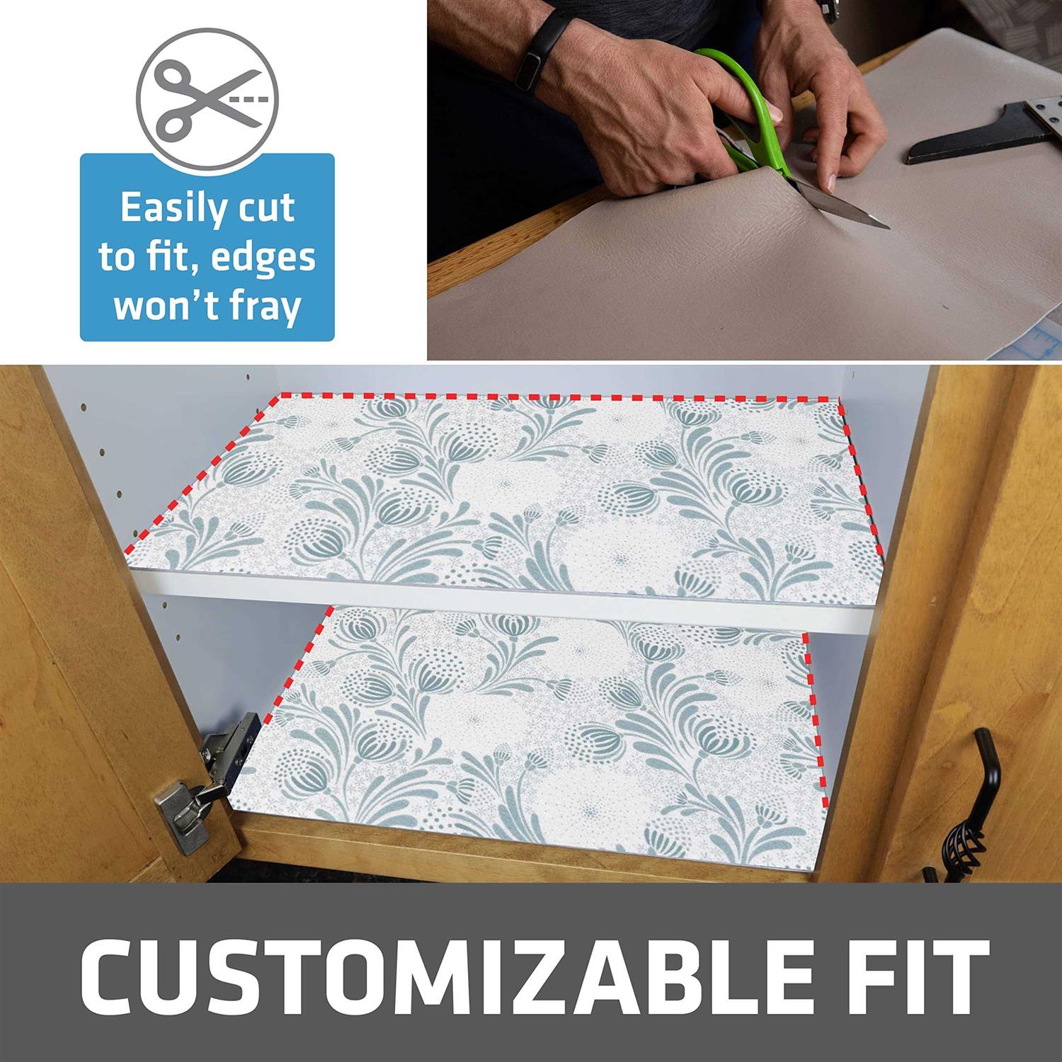 Drymate Premium Luxury Shelf & Drawer Liner Thick Cushioned Fabric - Image 3