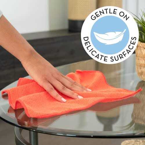 S&T Inc. Microfiber Cleaning Lint-Free Towels Reusable Home, Kitchen and - Image 3