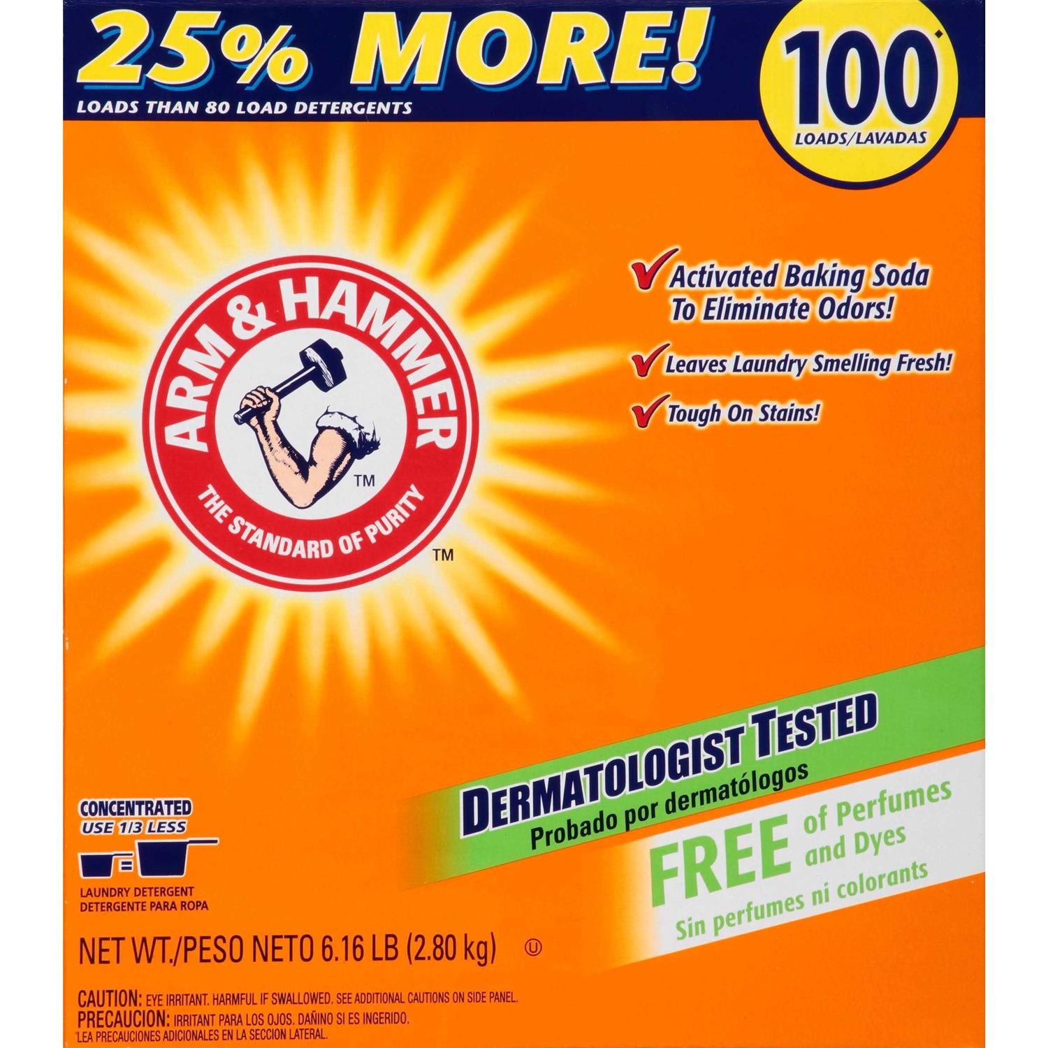 Arm & Hammer Powder Laundry Detergent, Free Of Perfume And Dyes - Image 3