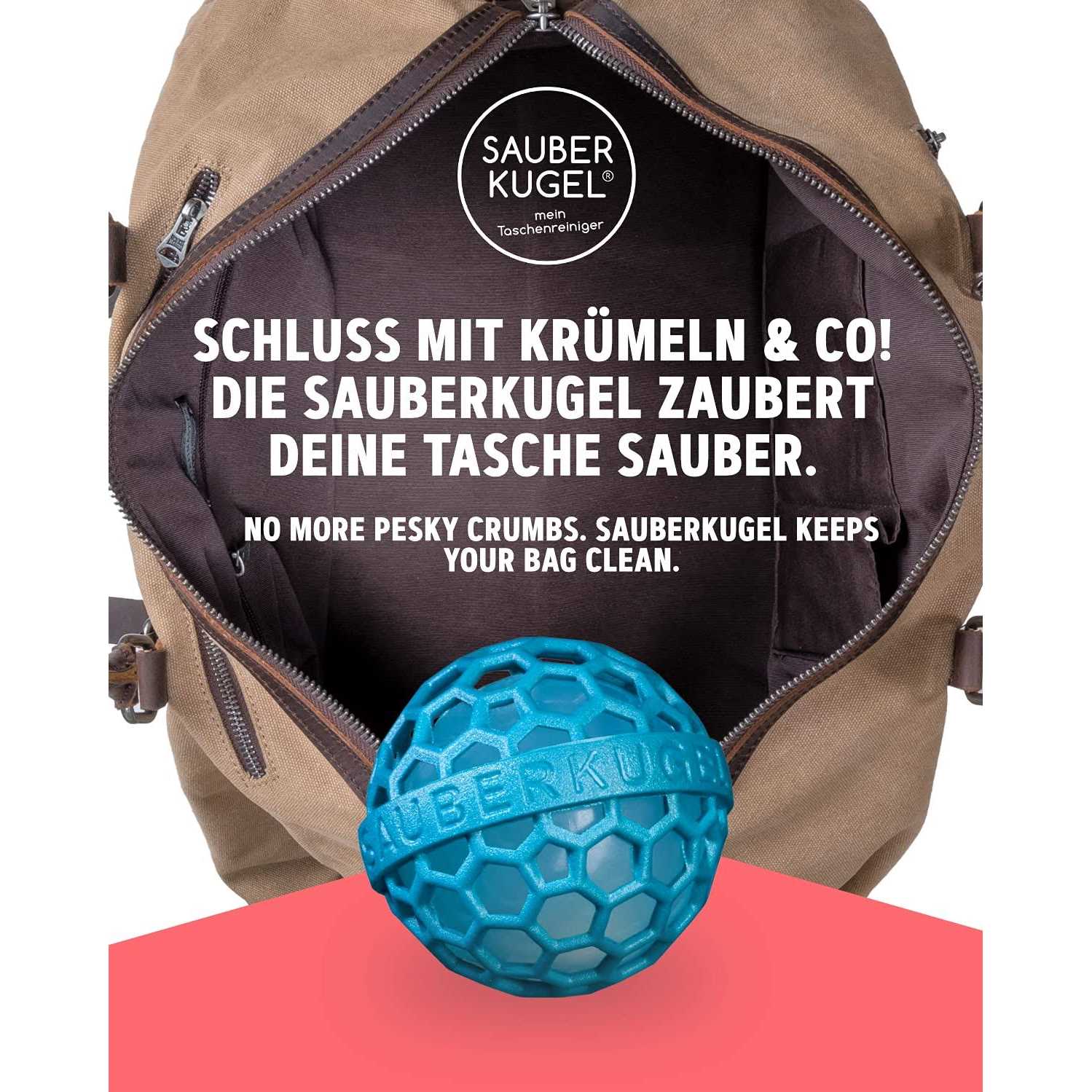 Sauberkugel The Clean Ball The clever way of cleaning bags, backpacks and school bags - Image 5