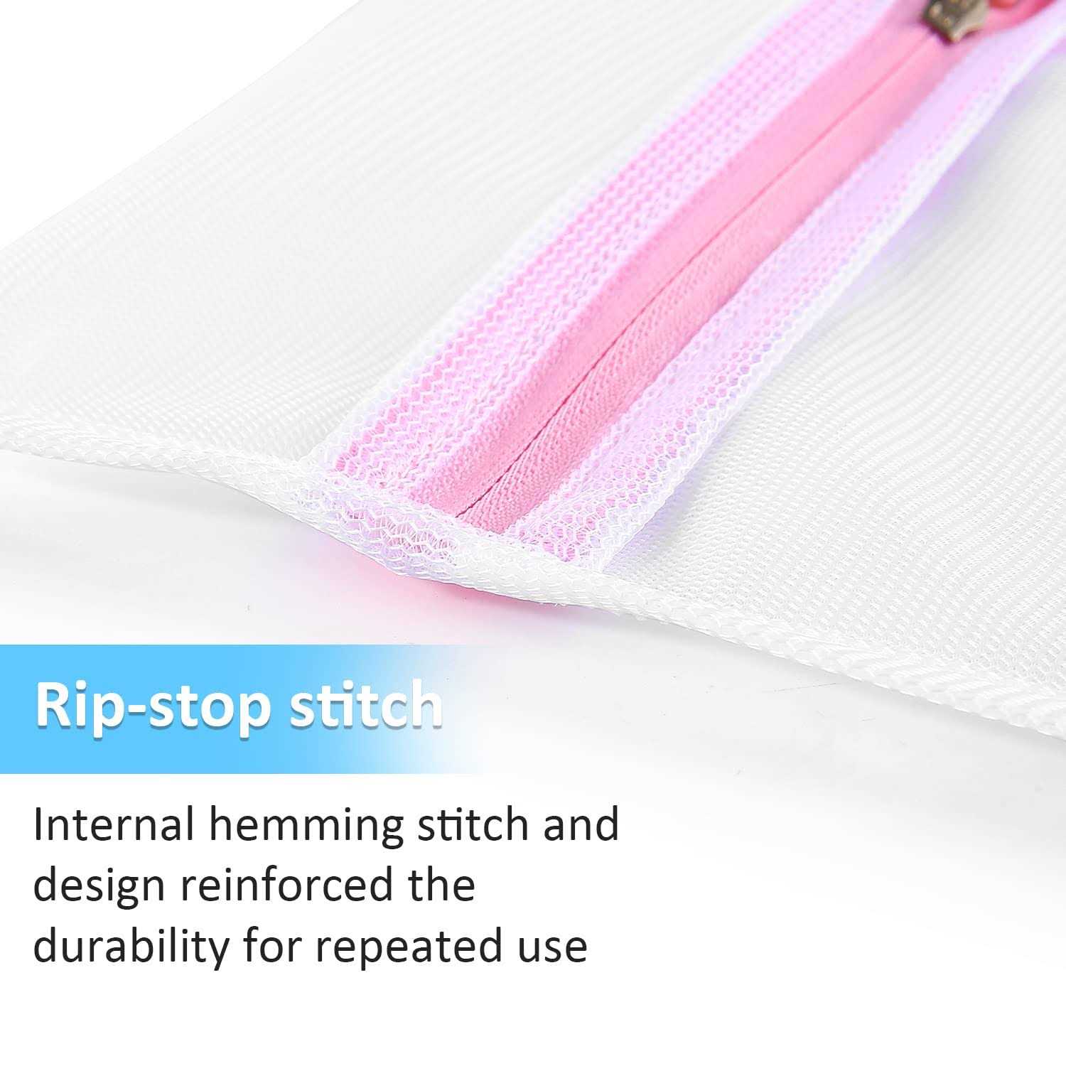 GOGOODA 7Pcs Mesh Laundry Bags for Delicates with Premium Zipper - Image 4