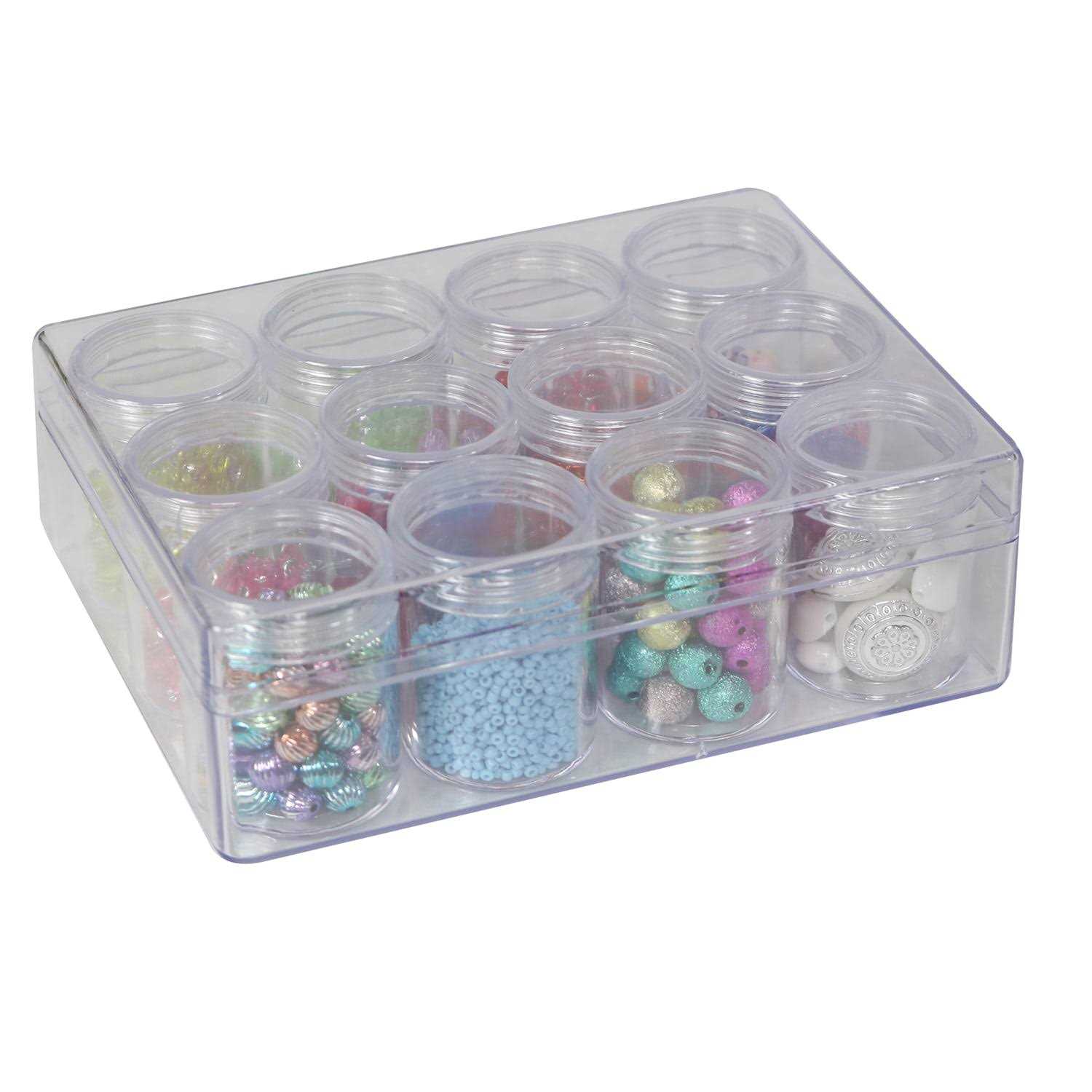 Everything Mary 12-Unit Plastic Beading Craft and Hobby Storage Box - Image 5