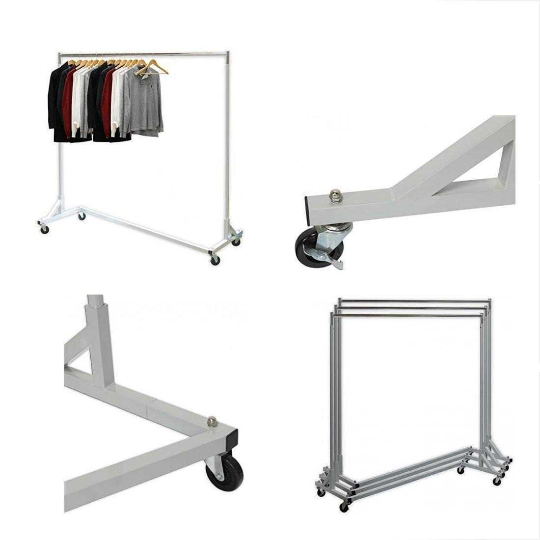 Simple Houseware Commercial Z Base Garment Rack - Image 3
