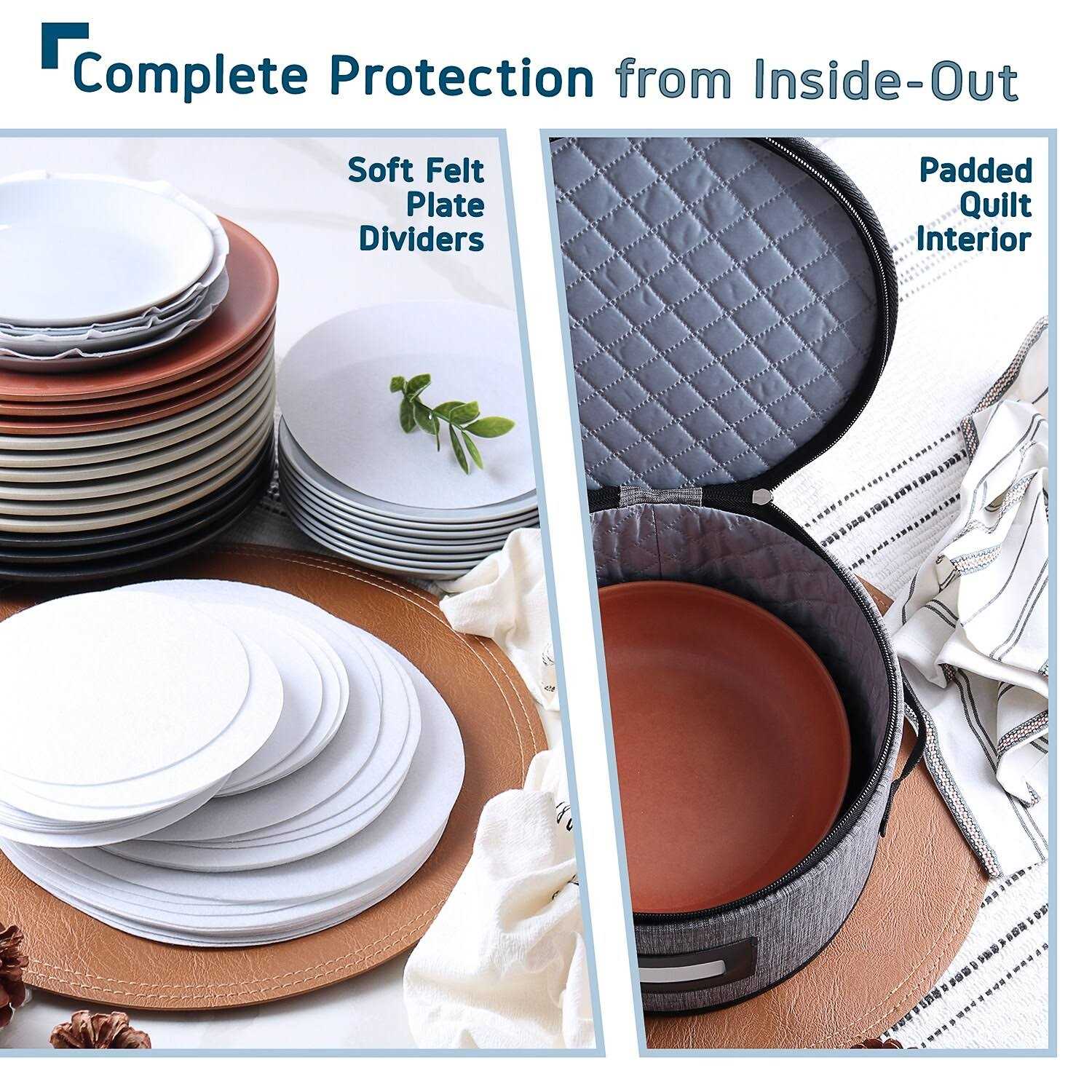 StorageBud Dinnerware Storage Container Set for Plate Cup - Image 5