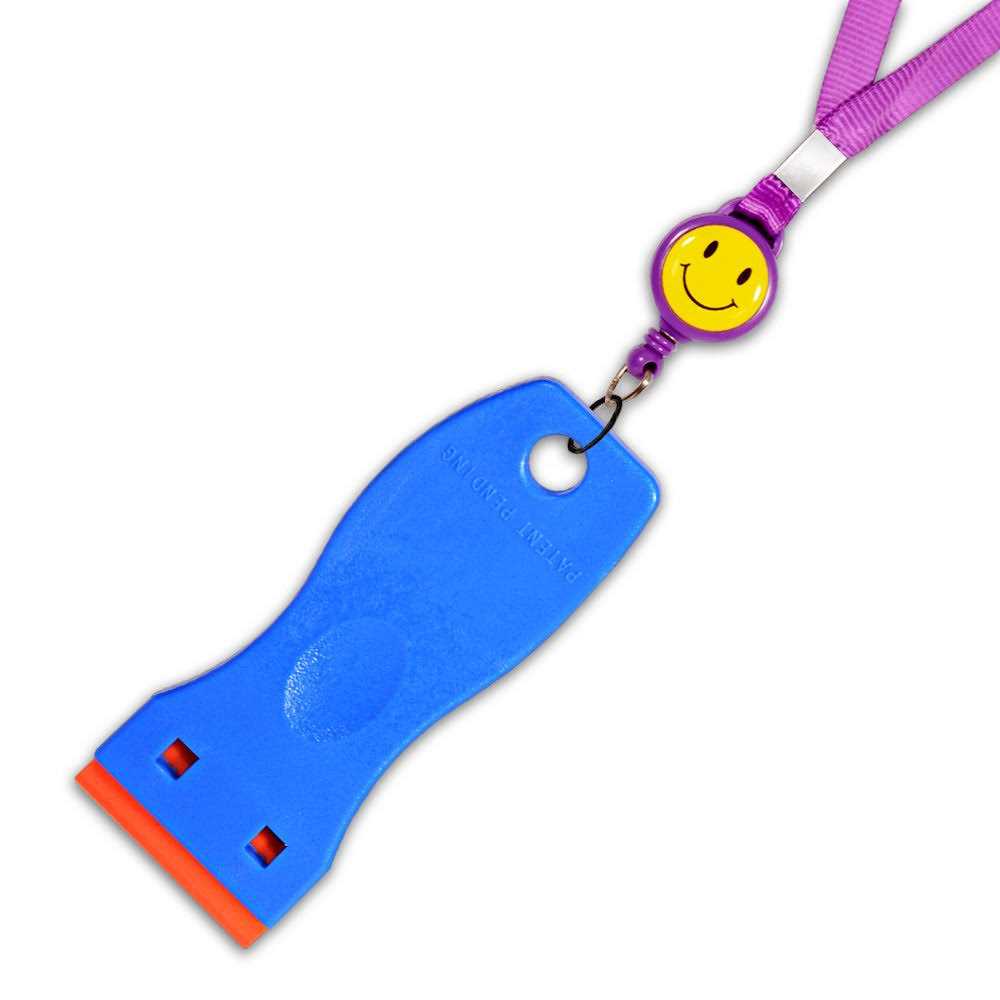 Ehdis 1.5 Plastic Razor Scraper with 10pcs Double Edged Plastic Blades Plastic Scraper Tool for Adhesive Remover,Removing Labels Stickers Decals - Image 4