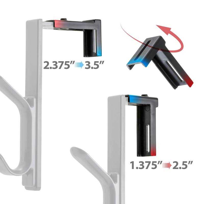 Officemate Double Coat Hooks for Cubicle Panels - Image 4