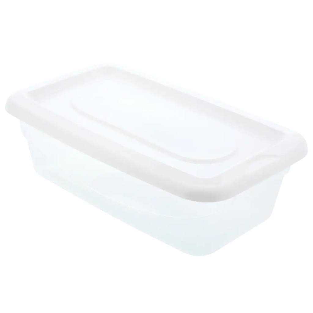 Essentials Plastic Storage Boxes with Lids - Image 3