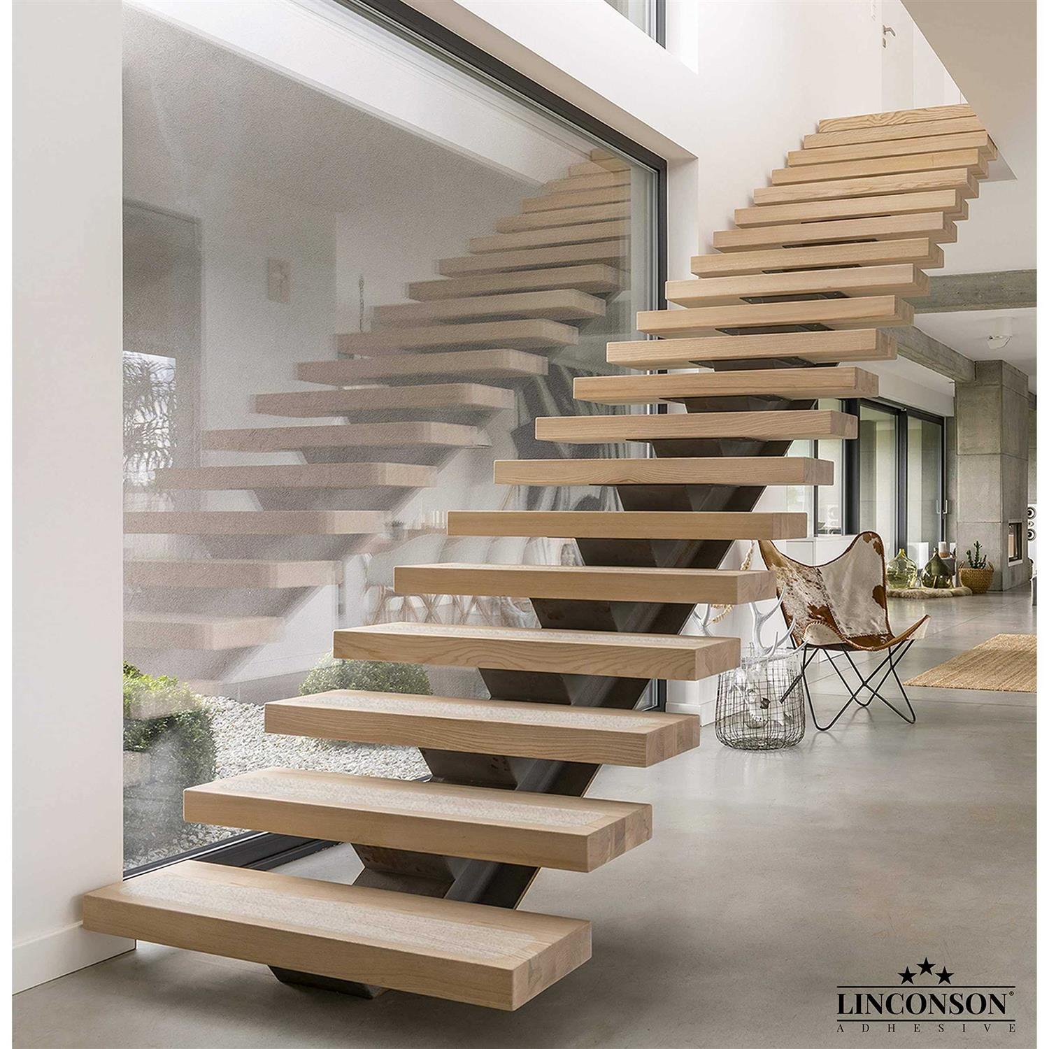 linconson Clear Slip Resistant Stairs Tread Grip Tape Anti Slip Strips-PVC Free - Image 3