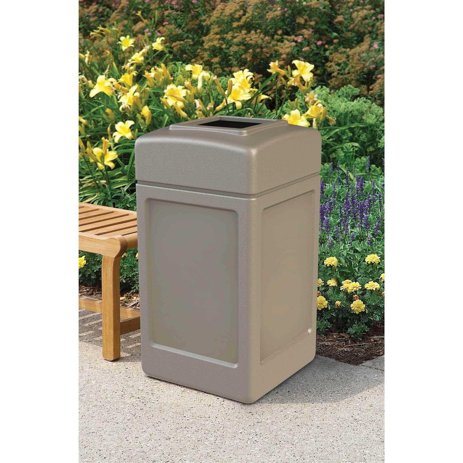Commercial Zone Products 732101 Square Waste Container - Image 5