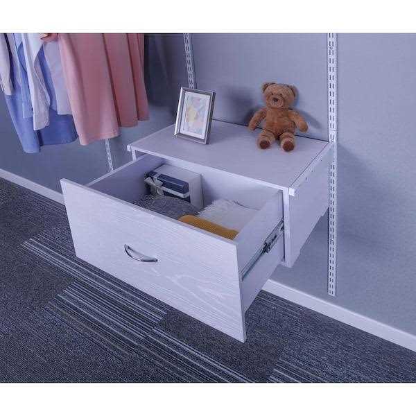 Everbilt Genevieve Adjustable Closet Organizer Drawer Kit - Image 3