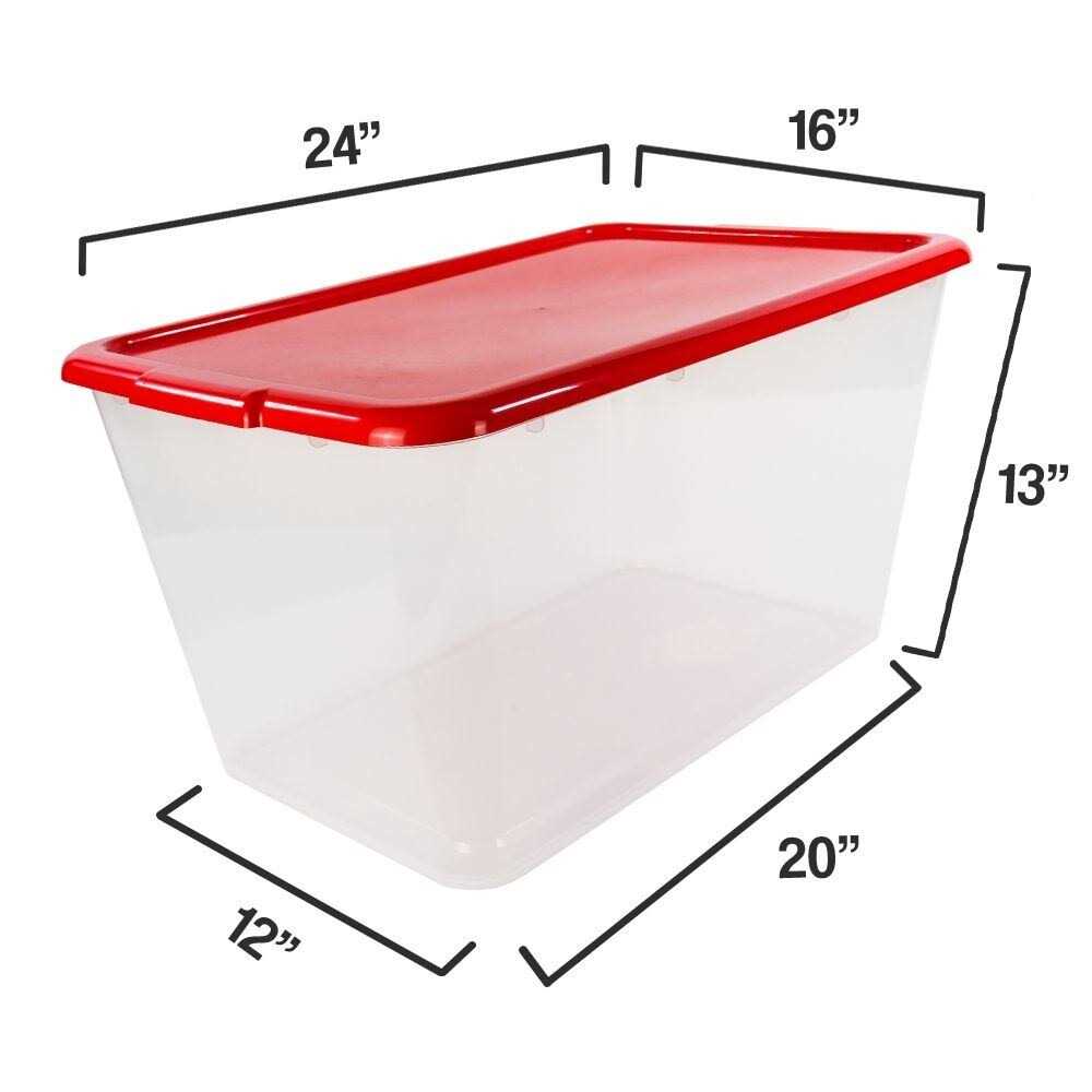 Simplykleen 14.5-gallon Reusable Stacking Plastic Storage Containers with Lids - Image 4
