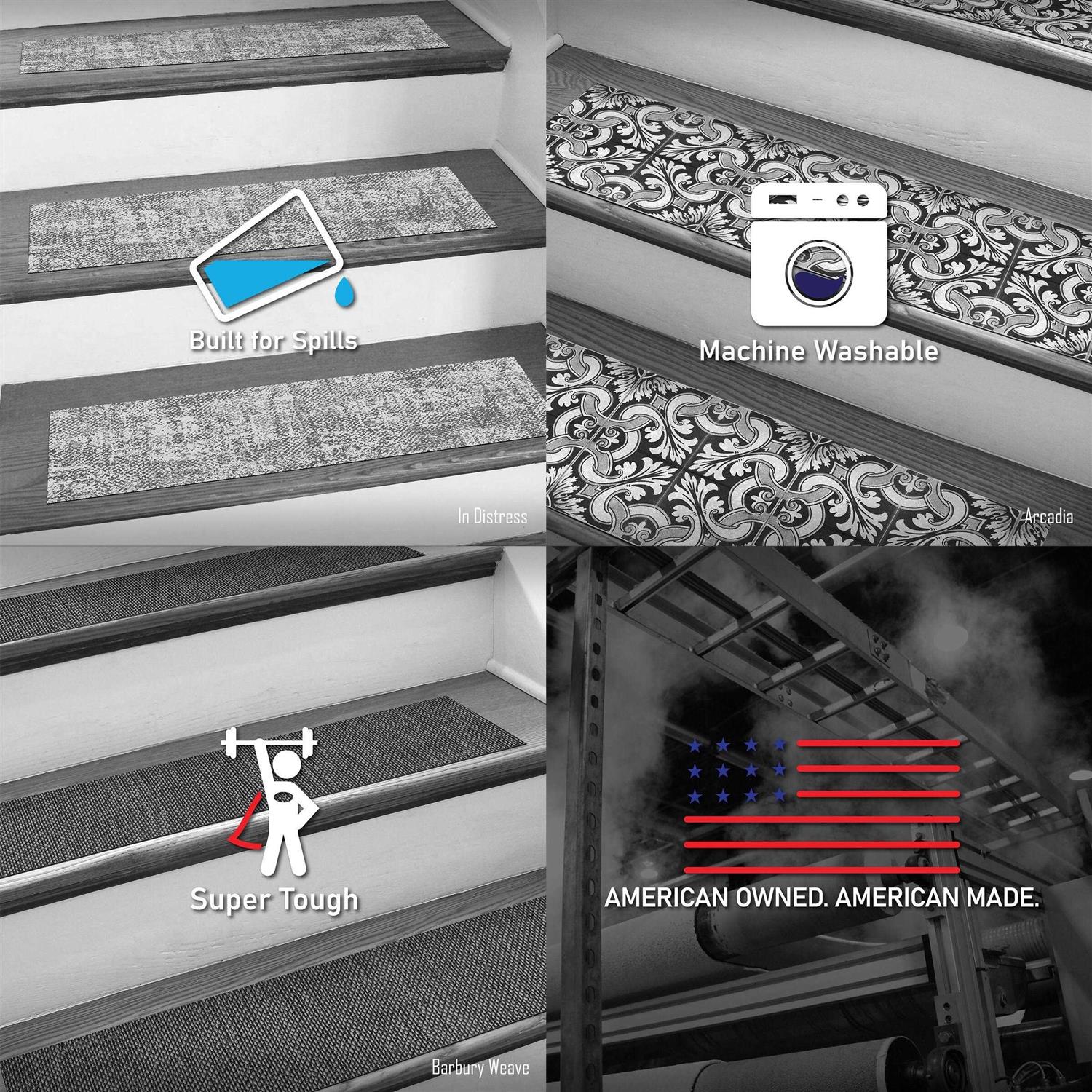 FlorArt Blue Stair Tread Bungalow Flooring - Image 4