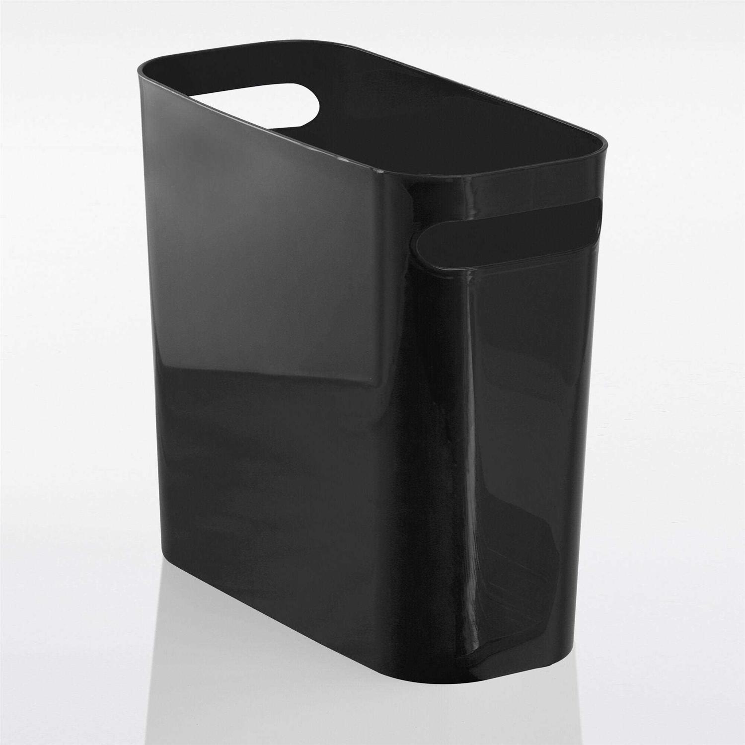 mDesign Plastic Small Trash Can 1.5 Gallon/5.7-Liter Wastebasket - Image 4
