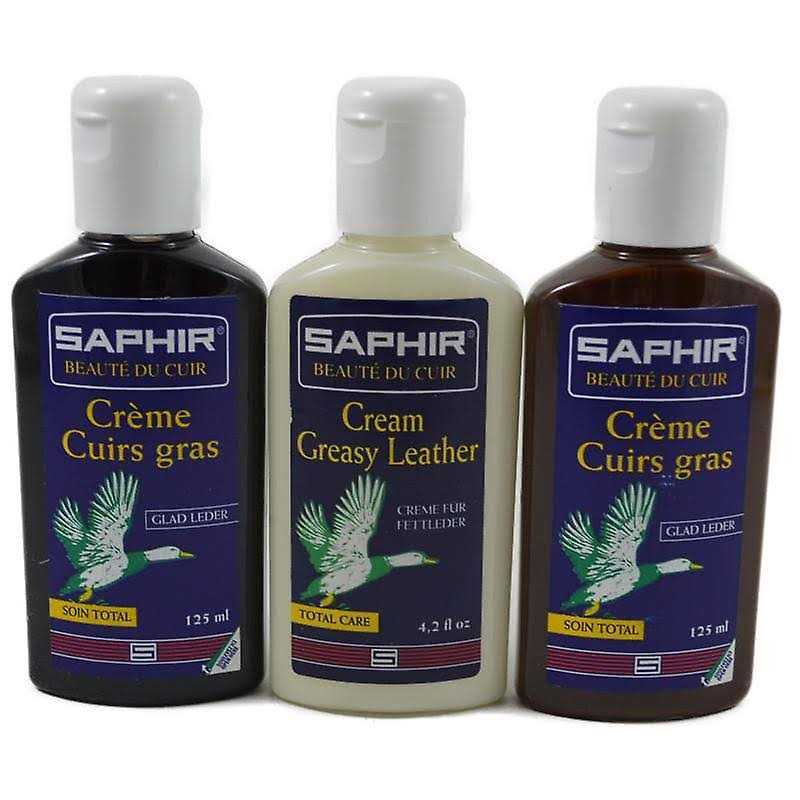 Saphir Oiled Leather Cream 125ml - Image 3