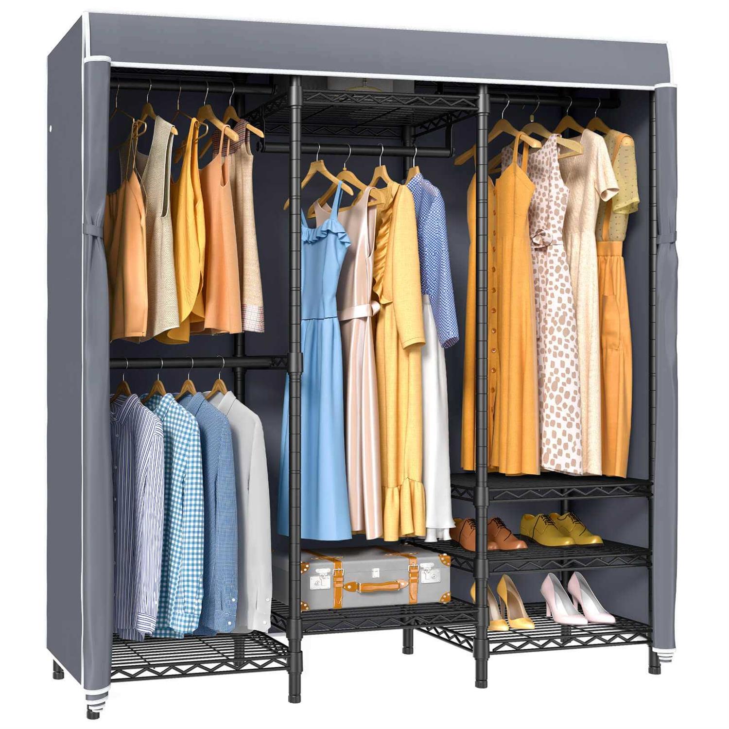VIPEK V5C Covered Clothes Rack Heavy Duty Portable Closet Wardrobe - Image 4