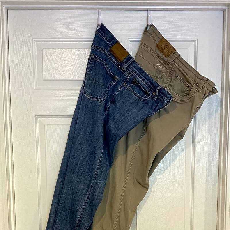 Evelots Over The Door Hooks for Wide Doors 2 Pack Heavy Duty White Rubber Coated Metal Door Hanger Hook for Hanging Clothes - Image 3