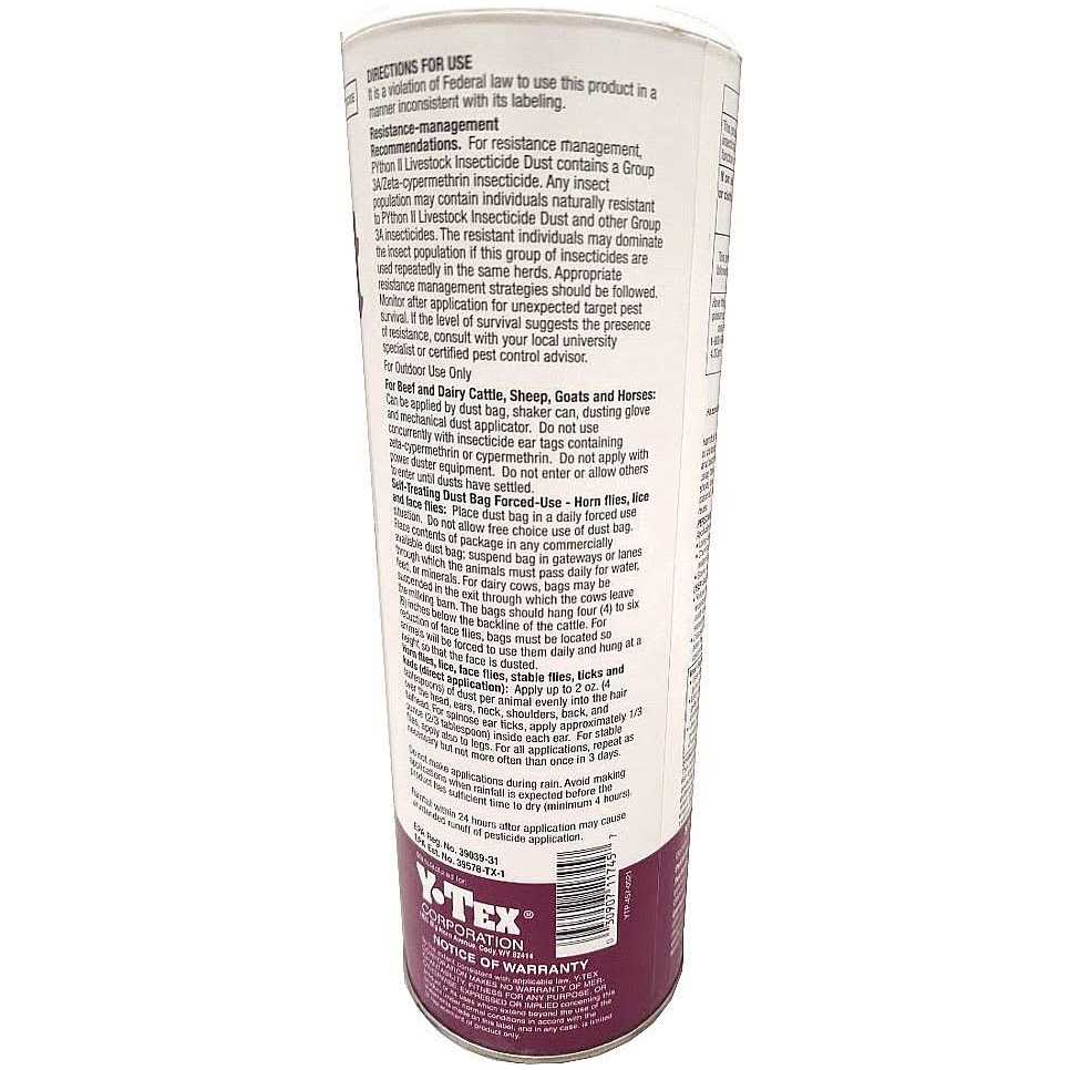 Y-Tex Livestock Insecticide Python Dust Shaker - Image 3