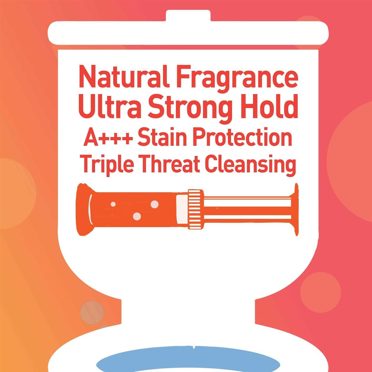 Simple Life Toilet Bowl Cleaner, Fresh Flower Gel Stamp, Stops Limescale and Stains with Air Freshening Scent - Image 5