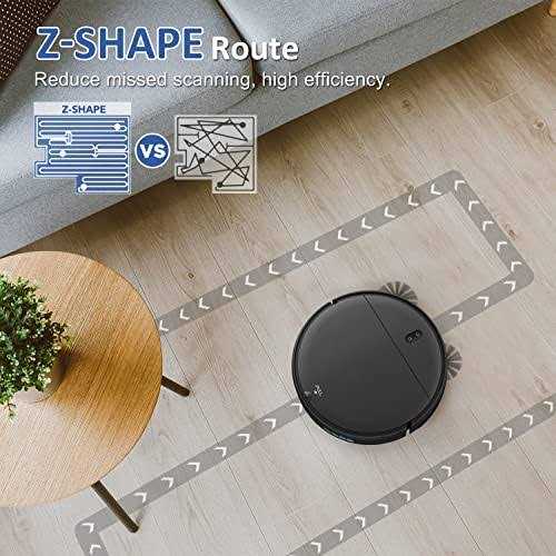 ZCWA Robot Vacuum and Mop Combo WiFi/App/Alexa 2 in 1 Mopping BR151 Black - Image 3