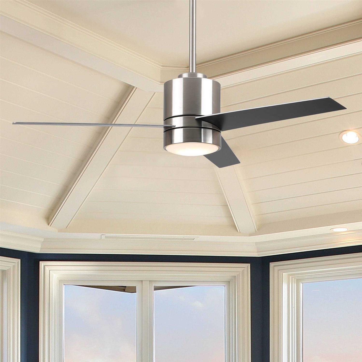 Carro Ranger 52 in. LED Indoor Silver Smart Ceiling Fan with Light Kit and Wall Control - Image 3